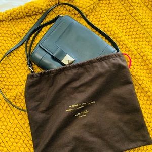 Kate Spade Grey Bow Crossbody
